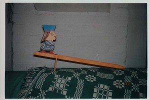 The Polish folk toy used in Dans King for Gamelan, 1995