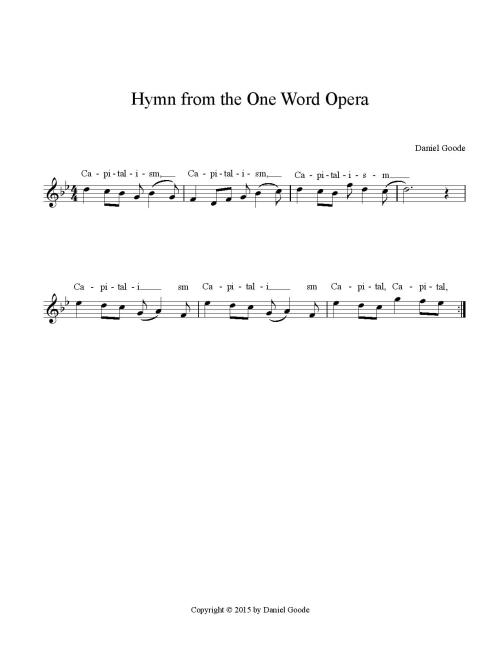 Hymn from the One Word Opera